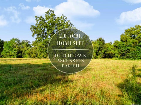 Vacant Land For Sale - LOT NRC 5 New River Canal Rd<br/> Geismar, LA 70734