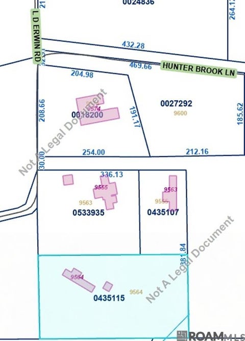 Vacant Land For Sale - 9564 L D Erwin Rd<br/> Denham Springs, LA 70706