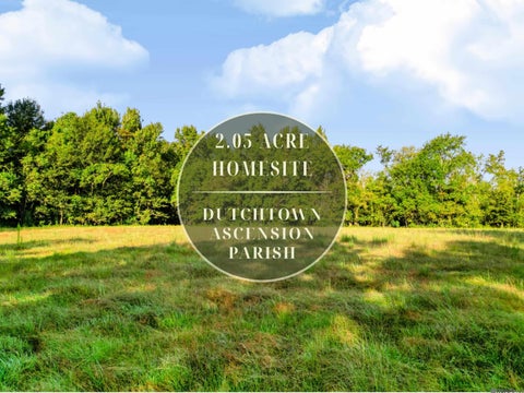 Vacant Land For Sale - LOT NRC 7 New River Canal Rd<br/> Geismar, LA 70734