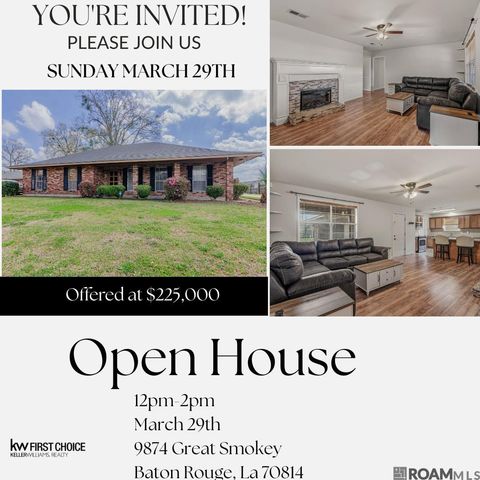 Homes For Sale - 9874 Great Smokey Ave<br/> Baton Rouge, LA 70814