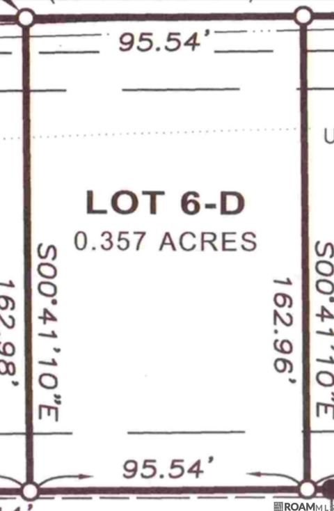 Vacant Land For Sale - 6-D Scott Ln<br/> Ascension County, Prairieville, LA 70769