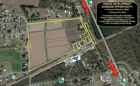 Vacant Land For Sale - Horseshoe Rd<br/> Schriever, LA 70395