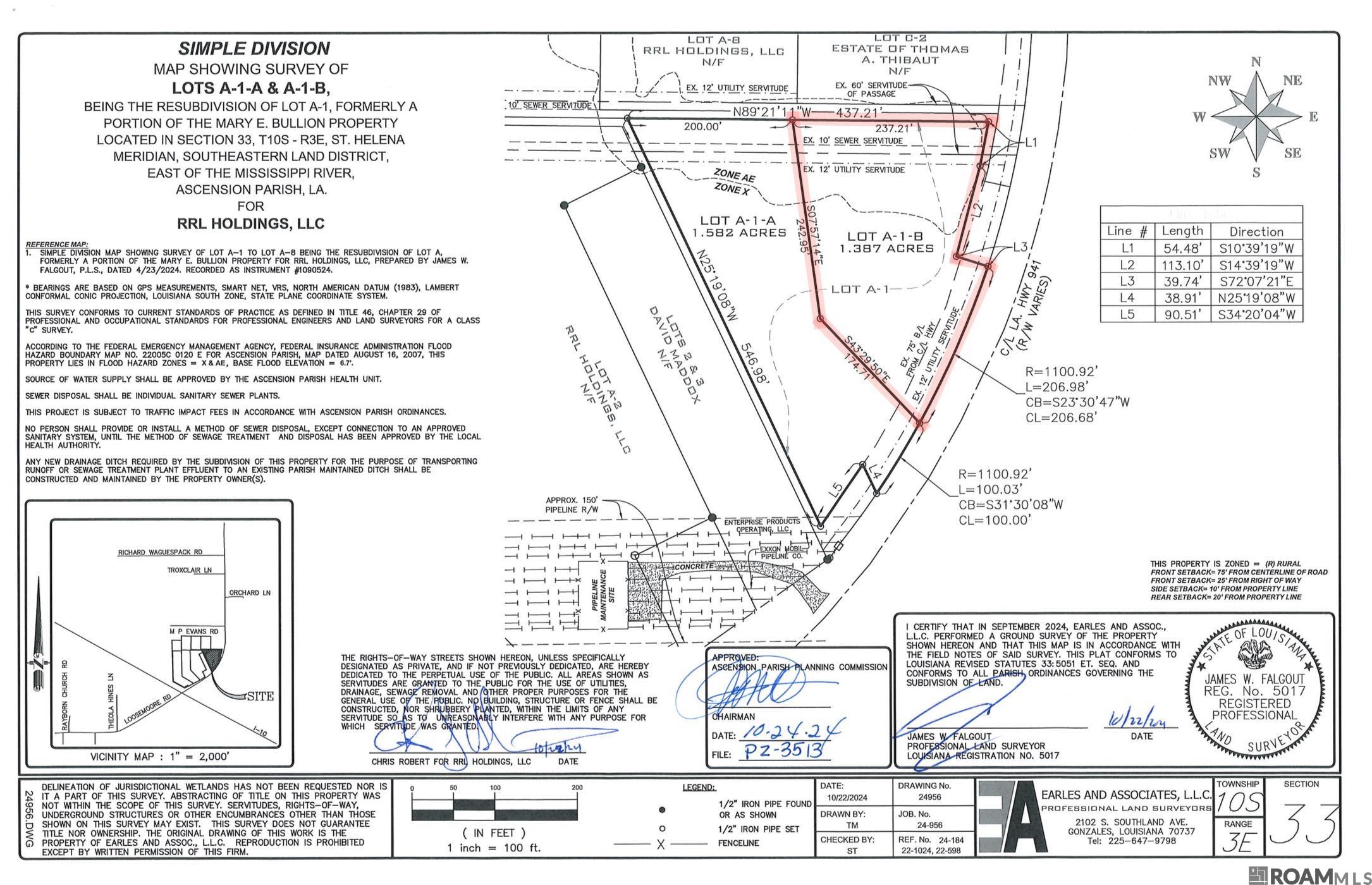 LOT A-1-A Deer Cove Road, Gonzales, Louisiana image 1