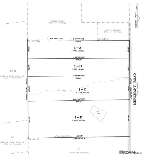 Vacant Land For Sale - 25265 Merchant Rd<br/> Denham Springs, LA 70726