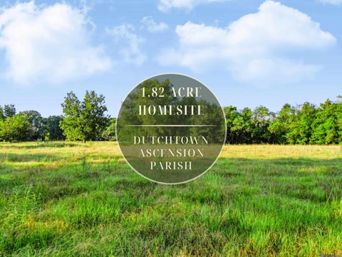Vacant Land For Sale - LOT NRC 3 New River Canal Rd<br/> Geismar, LA 70734