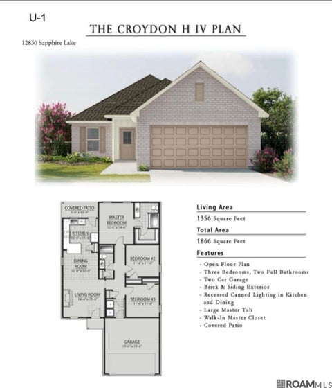 Homes For Rent - 12850 Sapphire Lake Blvd<br/> Livingston County, Walker, LA 70785