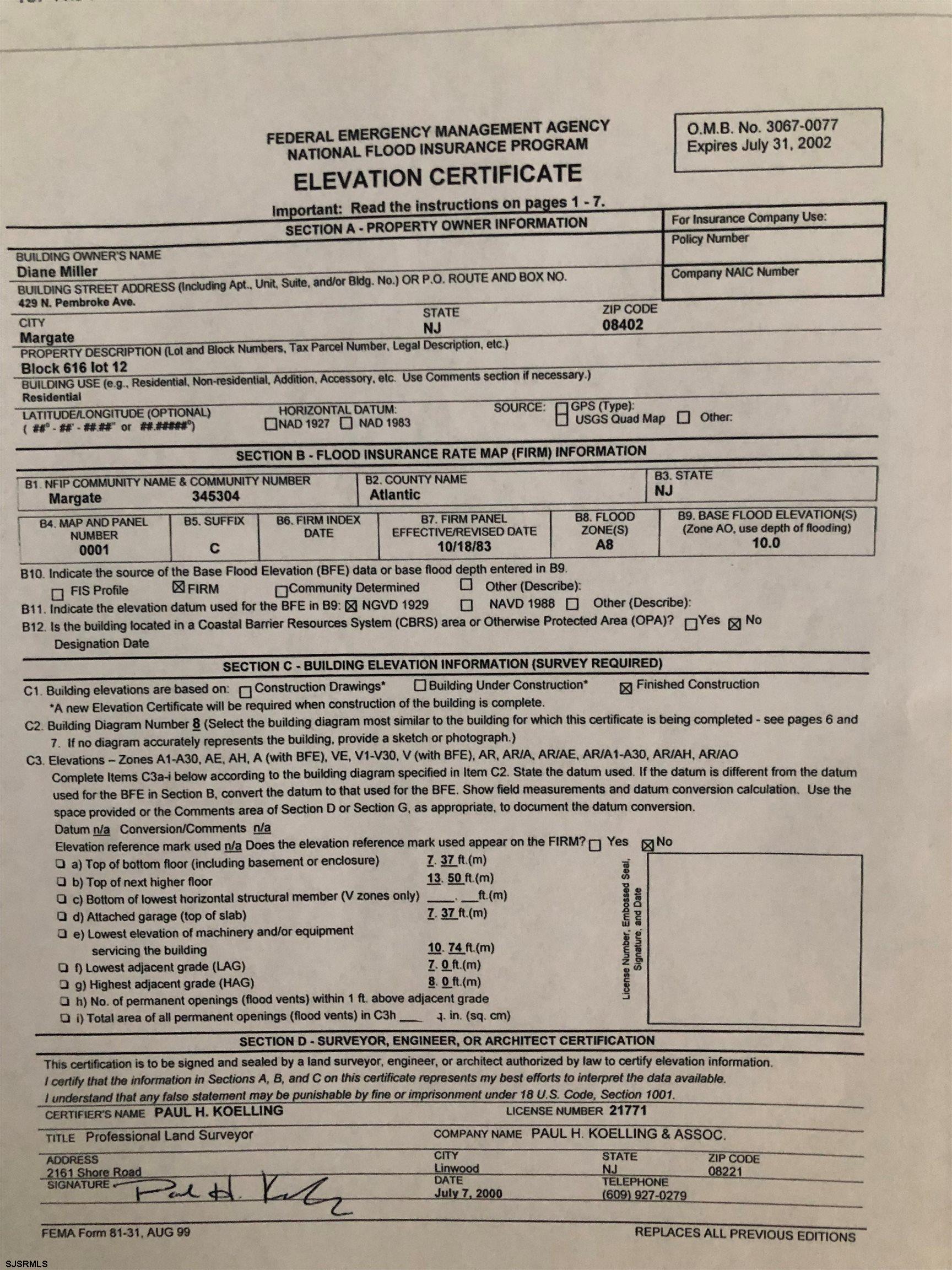 Margate, New Jersey 08402, United States, 4 Bedrooms Bedrooms, ,4 BathroomsBathrooms,Residential,Active,48615