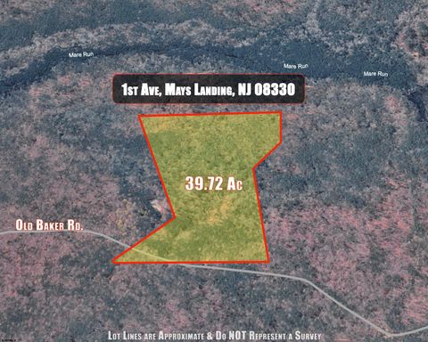Vacant Land For Sale - 1st<br/> Mays Landing, NJ 08330
