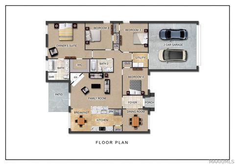 Photo of 3917 Albion Court, Montgomery, AL 36116 (MLS # 587497)