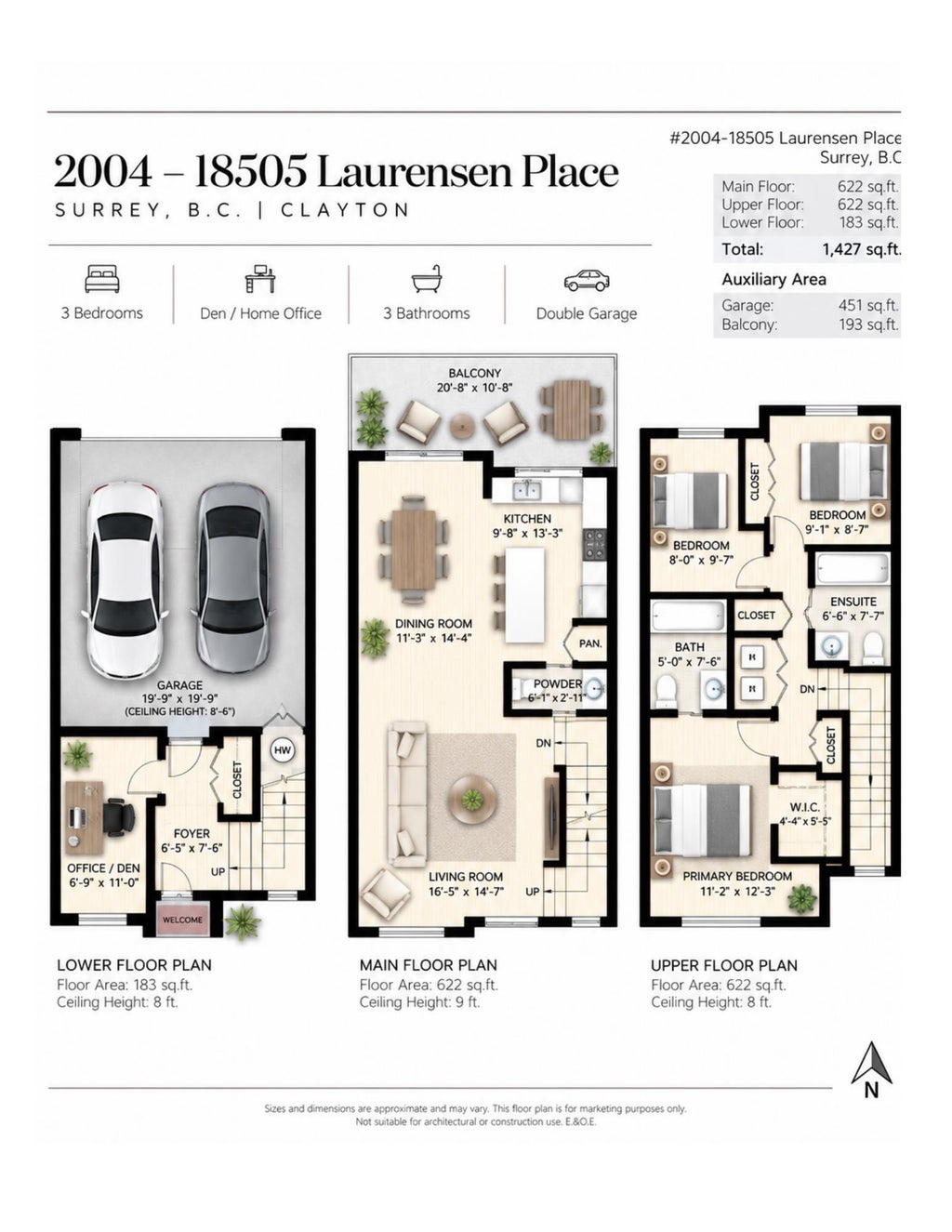 Photo of 18505 Laurensen Place #2004, Surrey, BC V4N 6R7 (MLS # R3177810)