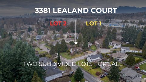 3381 Lealand Court Lot 1 - Burnaby BC V5A 3B6