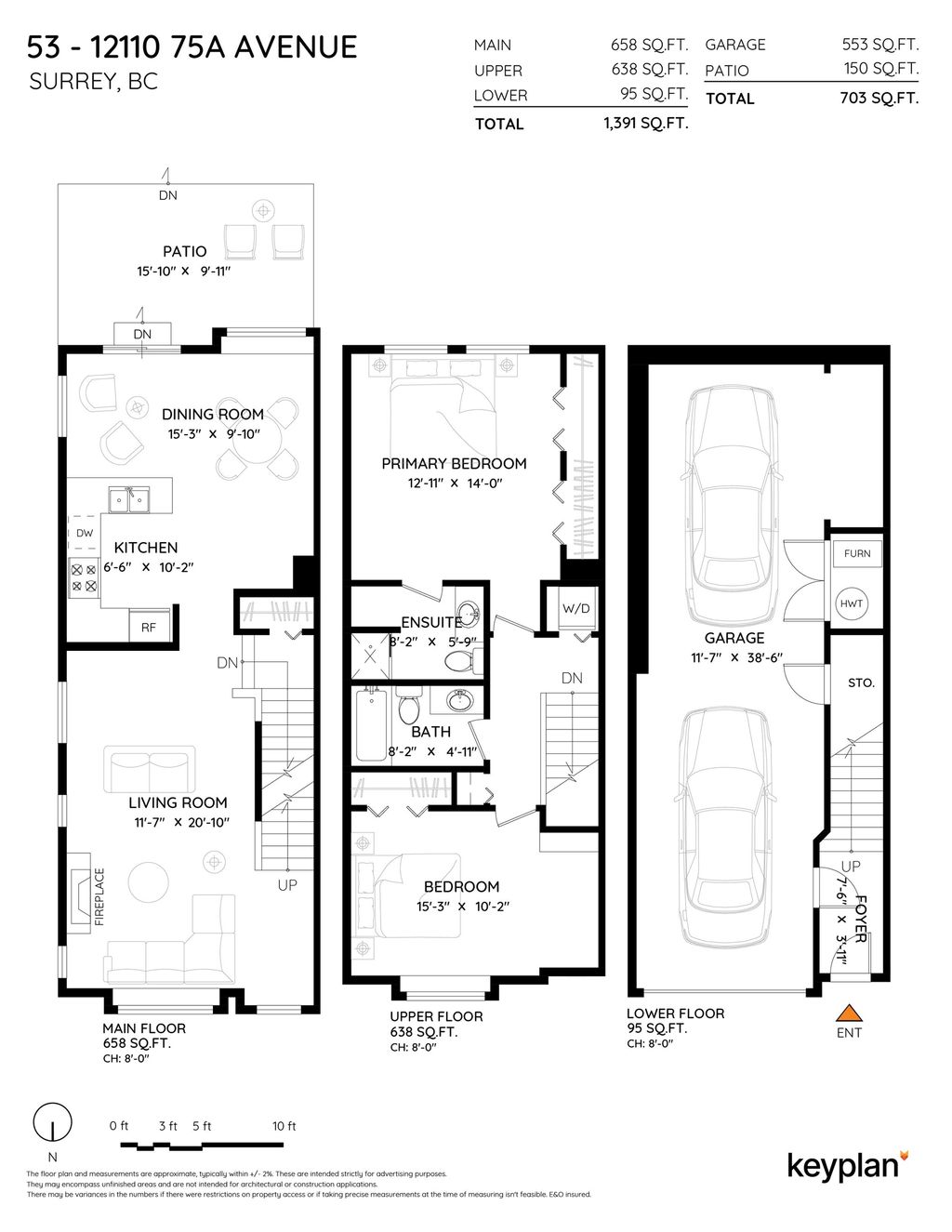 Photo of 12110 75a Avenue #53, Surrey, BC V3W 1M1 (MLS # R3115033)