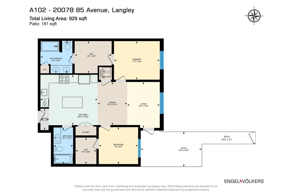 Photo of 20078 85 Avenue #A102, Langley, BC V2Y 3Z2 (MLS # R3124150)