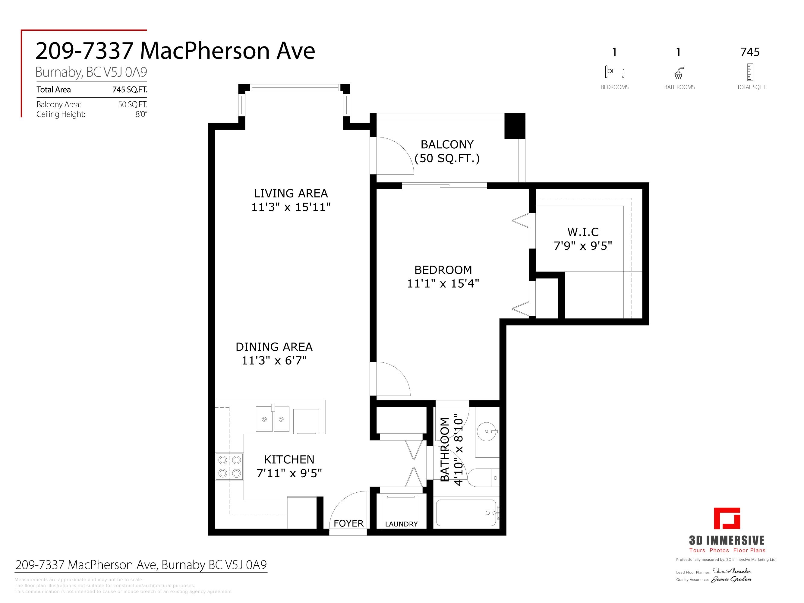 7337 Macpherson Avenue 209