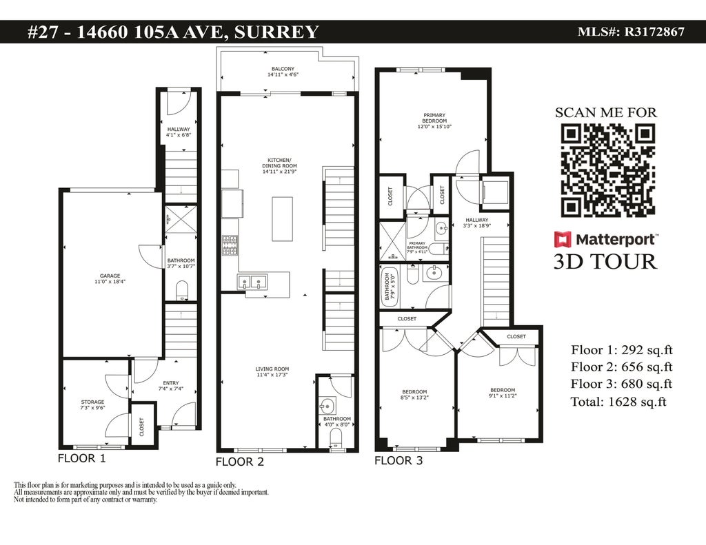 Photo of 14660 105a Avenue #27, Surrey, BC V3R 5X9 (MLS # R3172867)