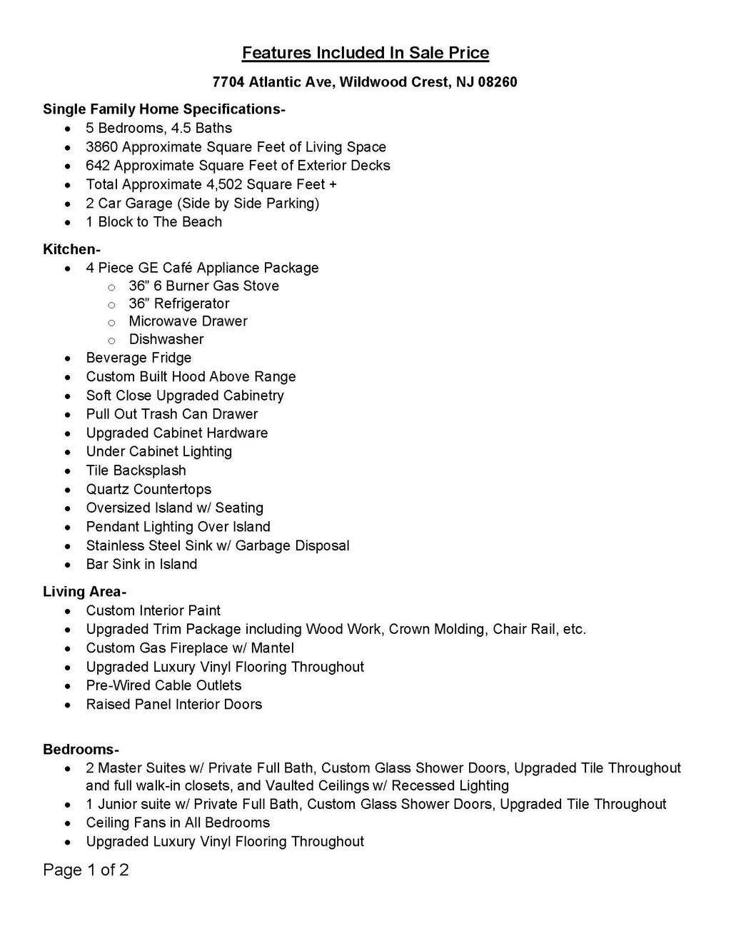 Photo of 7704 E Atlantic Avenue, Wildwood Crest, NJ 08260 (MLS # 260692)