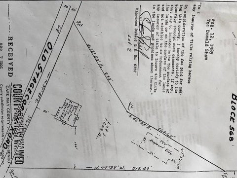 Vacant Land For Sale - 1299 Stagecoach Road<br/> Palermo, NJ 08223