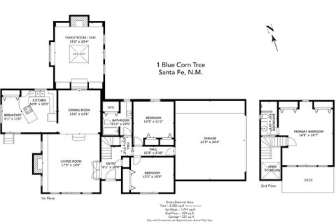 Tiny photo for 1 Blue Corn Trace Trce, Santa Fe, NM 87508 (MLS # 202603624)