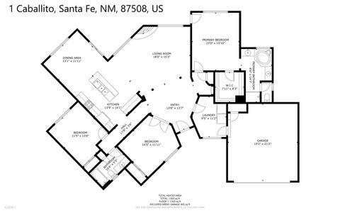 Tiny photo for 1 Caballito, Santa Fe, NM 87508 (MLS # 202601019)