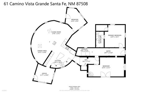 Tiny photo for 61 Camino Vista Grande, Santa Fe, NM 87508 (MLS # 202504257)