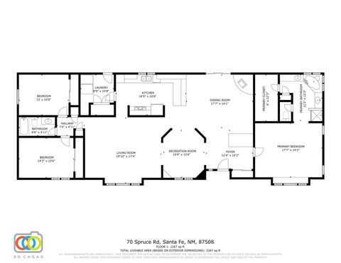 Tiny photo for 70 Spruce, Santa Fe, NM 87508 (MLS # 202502418)