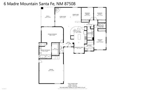 Tiny photo for 6 Madre Mountain MTN, Santa Fe, NM 87508 (MLS # 202601825)
