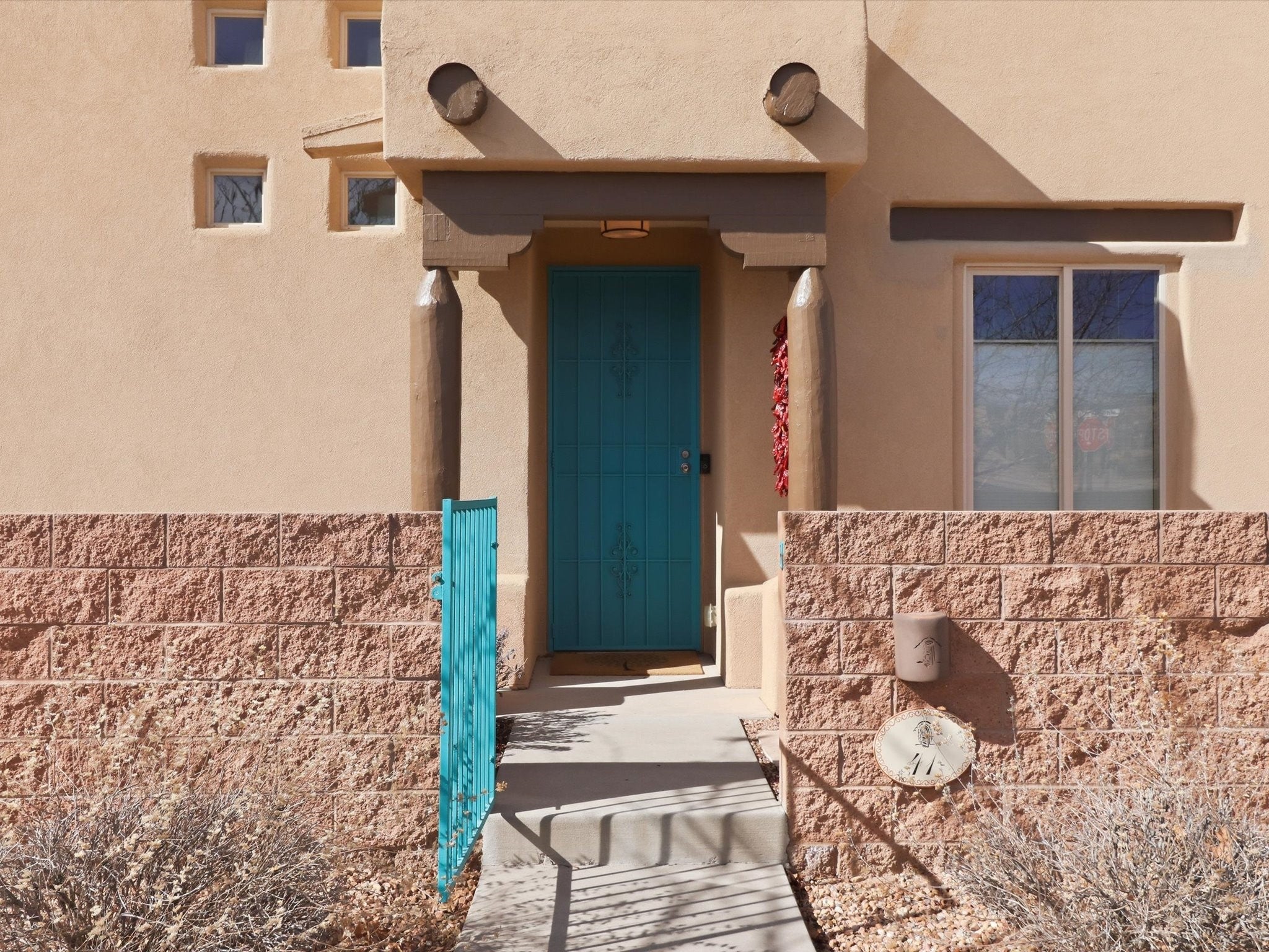 Designed for cozy evenings, the living area features a fireplace that keeps the home warm through winter.