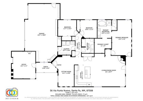 Tiny photo for 56 Via Punto Nuevo, Santa Fe, NM 87508 (MLS # 202504833)