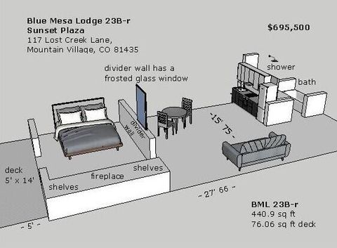 Photo of 117 Lost Creek Lane #23B-r, Mountain Village, CO 81435 (MLS # 43574)