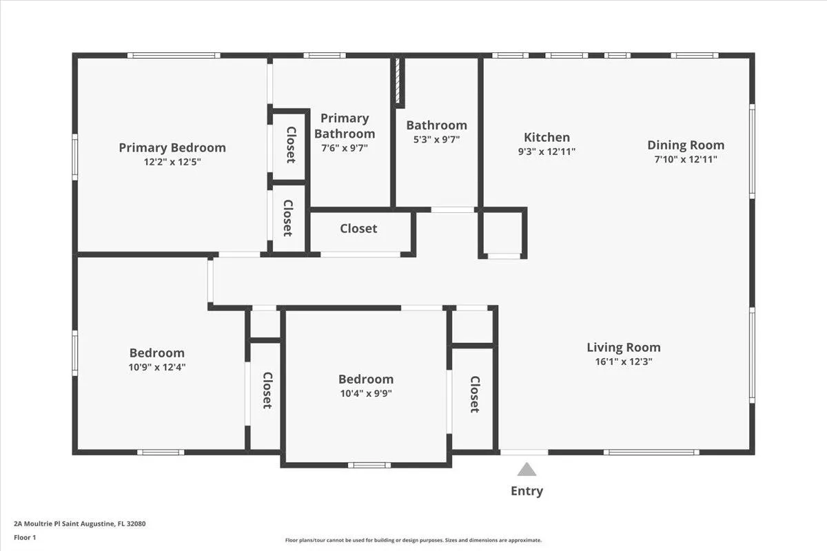 St Augustine, Florida 32080, United States, 3 Bedrooms Bedrooms, ,2 BathroomsBathrooms,Residential,Active,1187