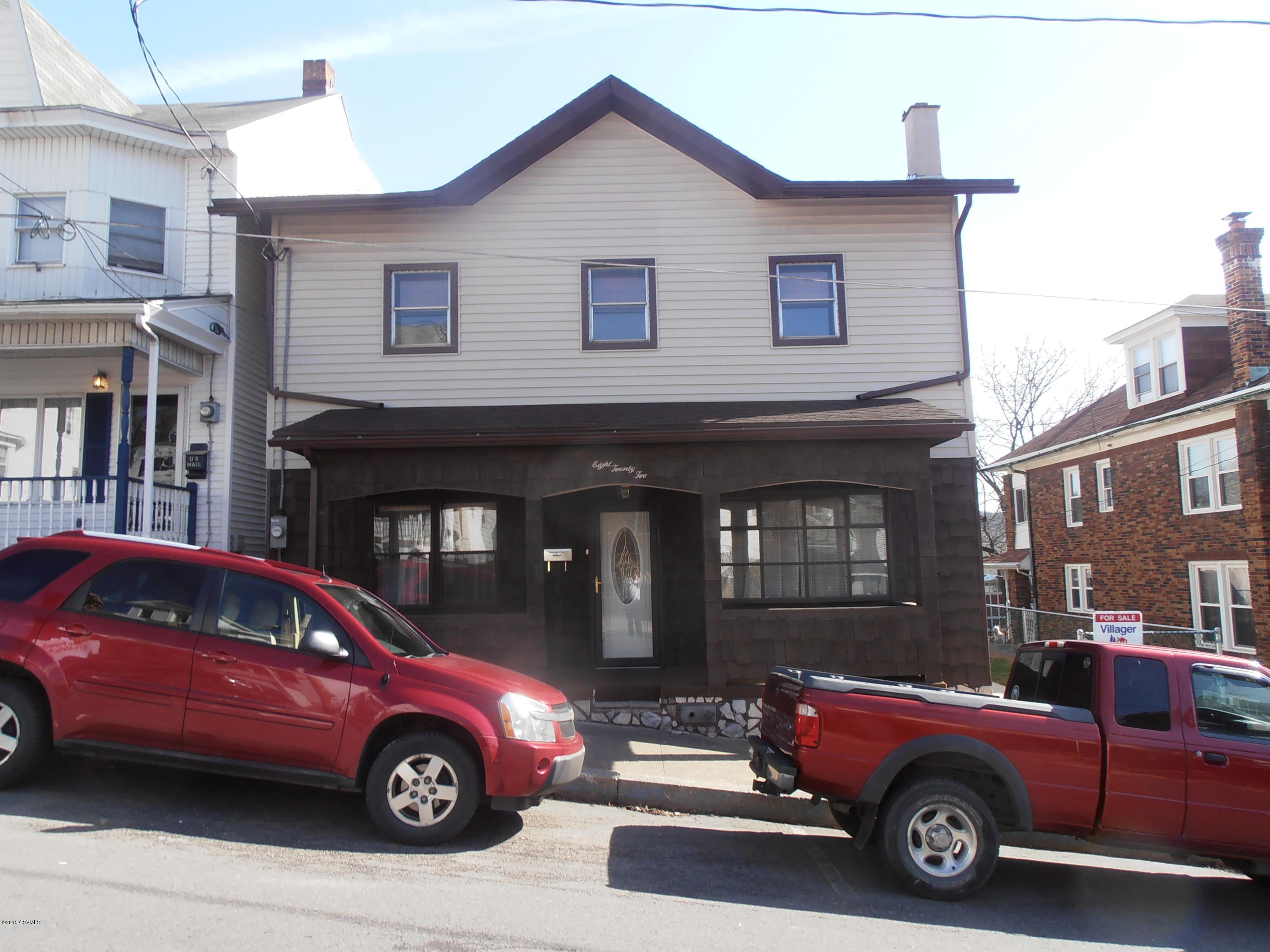 822 E SUNBURY, Shamokin, PA 17872 MLS 2063007 Listing Information