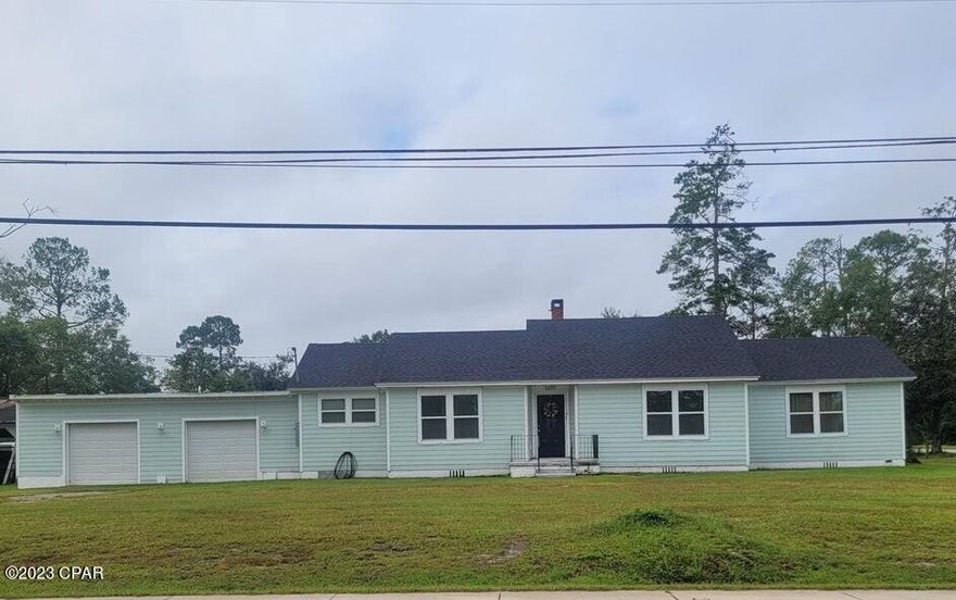 CURRENTLY UNDER CONTRACT, SELLER WILL CONSIDER BACKUP OFFERS. Beautifully updated home in Chipley city limits. You will get a welcome home feeling when you walk inside. The kitchen has soft close cabinet doors, granite counter tops, L shaped breakfast bar, dining area, and pantry for bonus storage. The living room has built in shelving, wood burning fireplace, and access to the covered deck overlooking the back yard. Spacious master bedroom with walk in closet and master bath with tiled shower and additional walk in closet. 2 nice sized bedrooms and full bath. Extra storage space in hall closet. The home was updated in 2020 with new wiring, plumbing, drywall, insulation, windows, tile flooring throughout the home, and a tankless water heater. Roof replaced in 2019. Double garage with storage. Nice corner lot.