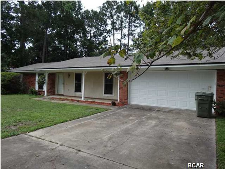 This 3 bedroom 2 bathroom welcoming brick house is perfect for a family. It is centrally located with good schools and shopping. It features spacious 2 car garage, homey fireplace, and renovated kitchen. Additional renovations include brand NEW 30 year composite shingle roof, NEW carpet in living room, hallway and bedrooms, NEW exterior door, NEW kitchen cabinets and NEW kitchen appliances. See it! Love it! Buy it! Age, Square Footage, and room sizes approx, if important please verify.