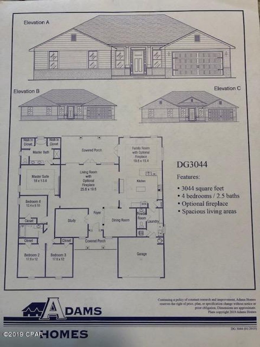 Gorgeous 4/2.5/2 Home! This home has stunning open pond views from the large living area as well as the massive kitchen.  This one...is a show stopper!! Must See...come see us what all of the talk is about. Our model at The Villages of Mill Bayou is open daily...drop in and see what all Adams Homes has to offer.
