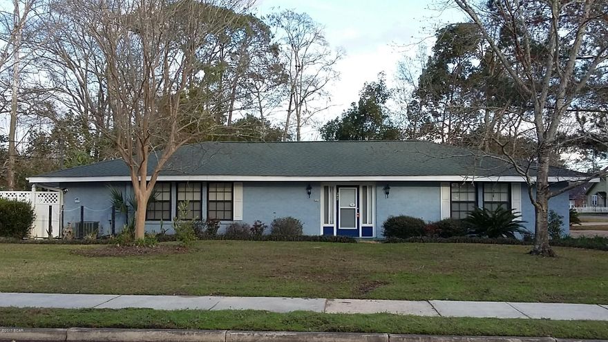 IN-GROUND POOL, 4 BR/3 BA sacious brick home on almost an acre in Chipley City Limits! Extra large heated & cooled breezeway invites you in. The left side goes into a  3 bedroom, 2 bath home featuring 2 living/dining rooms, formal is carpeted with others tiled. The right side of breezeway goes into a 2 room, 1 closet, 1 full bath ''apartment'' (no kitchen). The kitchen has an island, compact eat-at bar and tile floors that continue into the family living/dining area. You can also access the gorgeous in-ground pool and screened porch from the kitchen making it easy to enjoy & entertain outside. Plenty of storage inside the home and out! 25' enclosed storage on one entire side of carport plus 2 detached metal sheds with electricity. Very pretty and only 3 blocks from Hwy 77! SELLER MOTIVATED