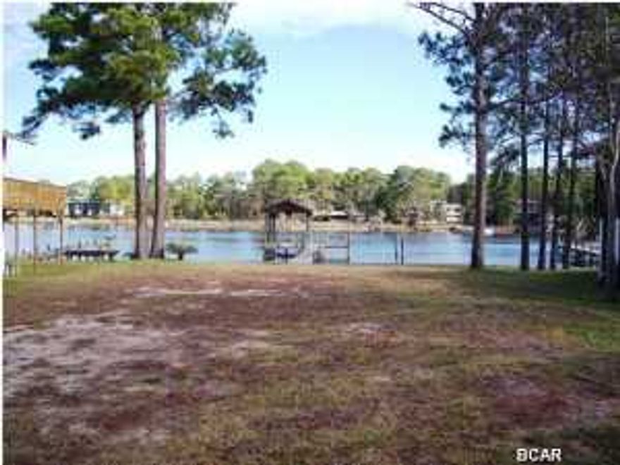 Beautiful Shaded waterfront lot on South Lagoon with a Boat Dock already in place for boating. Boat dock just needs some love and care. Irregular lot with approximately 40 feet on street, 130 feet deep, and 90 feet on water based on Property Appraiser site. Brand New Vinyl Seawall installed in 2013.