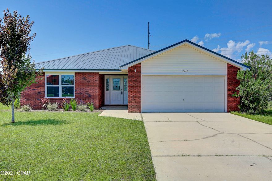 Welcome Home, this 3 bedroom with COMPLETELY RENOVATED kitchen and bathrooms at the end of a cul-de-sac, no HOA is move in ready. This home has a large fenced in backyard with plenty of space for a boat, trailer or RV. Home is freshly painted with new A/C, new windows, new toilets and new French doors.   As you first enter this home you will notice the high ceilings, crown molding and a lovely corner fire place. Home features a beautifully remodeled, spacious kitchen with new appliances, separate dining space, newly remodeled bathrooms and a split floor plan. Smaller bedrooms have new carpet and all new closet doors. 

This home is a must see and won't last long!

Located near Tyndall AFB, shopping, restaurants and beautiful beaches.

All sizes are approximate and should be verified.