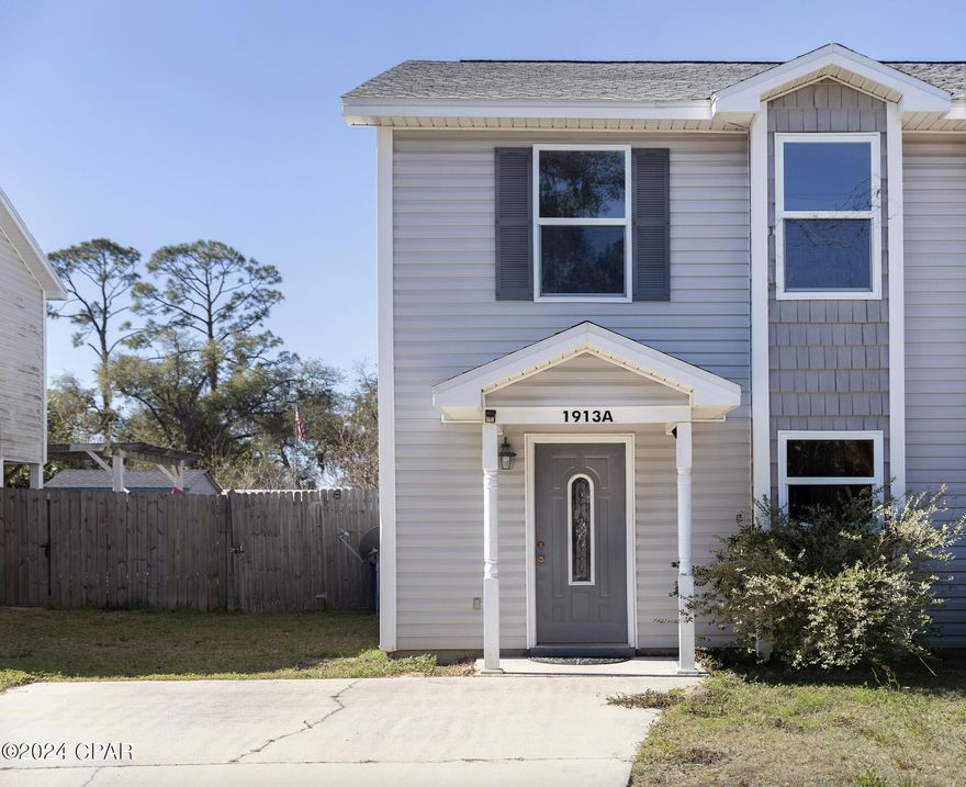 CURRENTLY UNDER CONTRACT, SELLER WILL CONSIDER BACKUP OFFERS. This charming 2-bedroom, 2.5-bathroom townhome offers comfort and convenience in a desirable location. Step inside to find a cozy living space perfect for relaxation and entertaining. The kitchen features stainless steel appliances and ample storage. Outside, enjoy the privacy of your own fenced backyard. No HOA. Flood Zone X. This home is conveniently close to the beach, Gulf Coast College, Florida State University, Navy Base, and St. Andrews Marina. As well as other local amenities, parks, and shopping centers. Don't miss out on this opportunity to own a piece of Panama City living. Schedule your showing today!