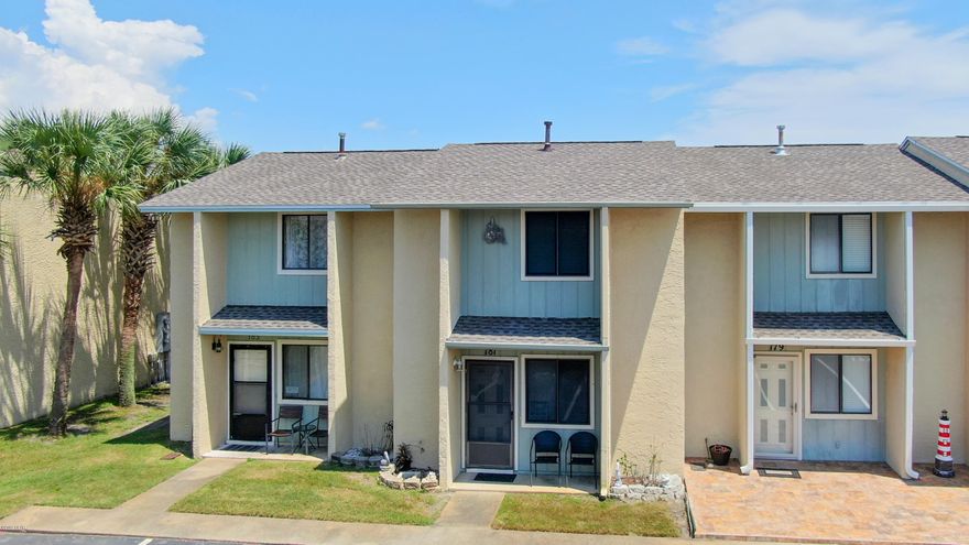 Cute townhouse in the Gulf Highlands Beach Resort .Perfect location for a second home or vacation rental .Home features 2 bedrooms,2,5 bath .Enclosed balcony upstairs with a full bathroom.Resort offers 11 pools ,5 of them are heated ,4 tennis courts ,shuffleboard,private clubhouse and pool with direct access to the beach .HOA $450 per quarter covers cable,trash and all the amenities.  New roof was put on January 2019. Age, SF, and dimensions approximate.