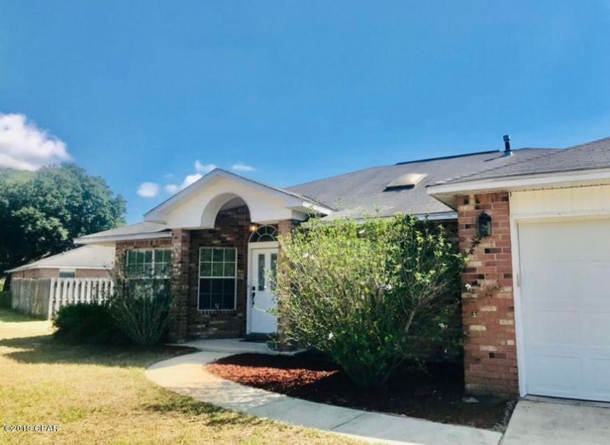 **NEW ROOF!** Beautiful 3b 2b brick home in the Emerald Shores subdivision, conveniently located just 1/4 mile from the back gate of NAS Pensacola. Updates include gorgeous professionally installed REAL hardwood floors and tile throughout, new attic insulation, updated light fixtures, new door hardware, fresh paint, and a new high efficiency water heater. The home boasts vaulted ceilings, a large sunny Florida room/office (could easily be converted into a 4th bedroom), privacy fenced backyard, large open concept kitchen and living room, formal dining room and eat-in kitchen dining, 2 car garage, laundry/mud room, and a large master suite. Home is well located close to great  shopping, restaurants, and the beautiful Perdido Key beaches.
