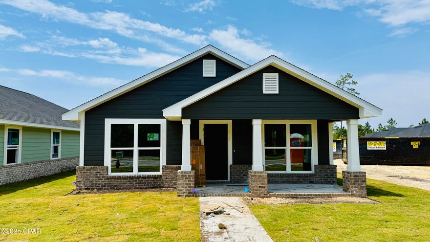 MOVE IN READY!!!.UP TO $25,000 FLEX CASH...PLUS PAID CLOSING COSTS!! 1520 floor plan offers 3 bedrooms, 2 baths. The price includes granite countertops, CoreTec Pro Plus flooring, a sprinkler system, and a rear-load two car garage. Come Experience The Difference with Adams Homes! Seller pays closing costs when using one of our preferred lenders. Enjoy Florida's great outdoors by calling this peaceful waterfront community home. From kayaking and fishing, to boating East Bay can accommodate it all. With beautiful intracoastal views this community is just 20 minutes from Tyndall AFB, 37 minutes to Mexico Beach, or a short boat ride to Shell Island.