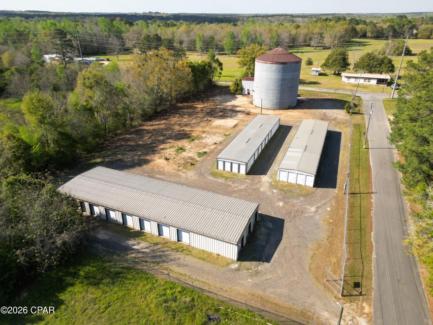 Looking for an investment opportunity with immediate cash flow? This well-maintained storage facility offers 7,000 square feet of storage space across three buildings and is currently about 80% occupied, providing steady income from day one.

The property features 66 total units in a variety of sizes, including 10x20, 10x10, and 5x10 units, appealing to a wide range of tenants. Even better, there is plenty of room to expand and add additional units, giving investors the opportunity to significantly increase revenue.

The fully fenced parcel adds value and flexibility, with the option for a new owner to implement controlled access or gated entry systems if desired. The subject property has already been divided from the parent parcel and includes the existing fenced area. Additional adjoining property is also available for purchase, offering even more room for expansion if desired.

Also included is an old grain bin (no longer in use) and a covered pole barn with open space underneath, formerly used for grain operations--offering additional storage potential or the opportunity for creative repurposing.

Whether you're looking to grow your investment portfolio or step into a turnkey income-producing property with upside potential, this one checks all the boxes!