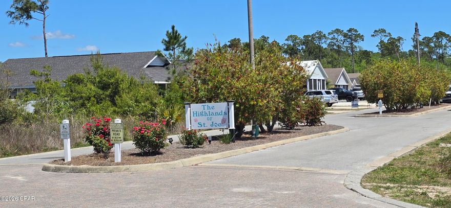 Welcome to your next favorite beach getaway! This charming 3-bedroom, 2-bathroom coastal cottage is sitting pretty in the Highlands at St. Joe Beach, and it's ready to steal your heart.

Inside you'll find 1,200 square feet of laid-back living with an open concept layout that just feels right. The vaulted ceiling in the living room gives everything an airy, breezy vibe, while the primary bedroom features a gorgeous coffered ceiling that adds a touch of elegance. Wood laminate flooring flows throughout the home, and the bathrooms are decked out with modern tile and updated fixtures. The kitchen comes equipped with stainless steel appliances, making meal prep a breeze after a long day soaking up the sun.

Speaking of sun, you're less than half a mile from the beach. Grab your golf cart because this community is totally golf cart friendly. Windmark Public Beach access is just a short distance away, so sandy toes are practically guaranteed.

Outside, you'll love the screened front porch for sipping morning coffee, a privacy-fenced backyard for hanging out, and a detached storage building for all your beach toys and gear. The home connects to city water and sewage, and here's the cherry on top -- no homeowners association fees to worry about.

Painted in beautiful coastal colors and perfectly positioned in one of Florida's most relaxed beach communities, this cottage is calling your name. Don't let someone else answer first -- schedule your showing today!