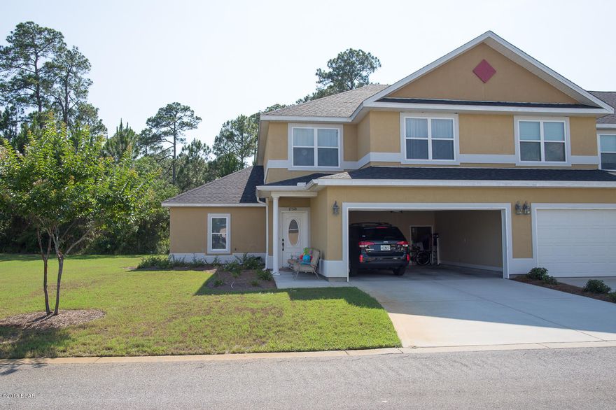 Annabella's is an established Gated Townhome Community, Thoughtfully Located on Back Beach Road Just West of Hathaway Bridge and Sugar White Beaches Nearby. Nestled in a Resort-Like Setting, Along With Access to a Private Swimming Pool and Clubhouse with Fitness Center! This Four Bedroom, Three Full Bath Residence Features Open Floor Plan, Tile Flooring in the Main Living Areas, 9' ft Ceilings On 1st Floor, Kitchen with Breakfast Bar and Stainless Steel Appliances, Granite Countertops Through Out, 1st Floor & 2nd Floor Master Suites, 2nd Floor Laundry, 2 Car Attached Garage, Maintenance Free Living