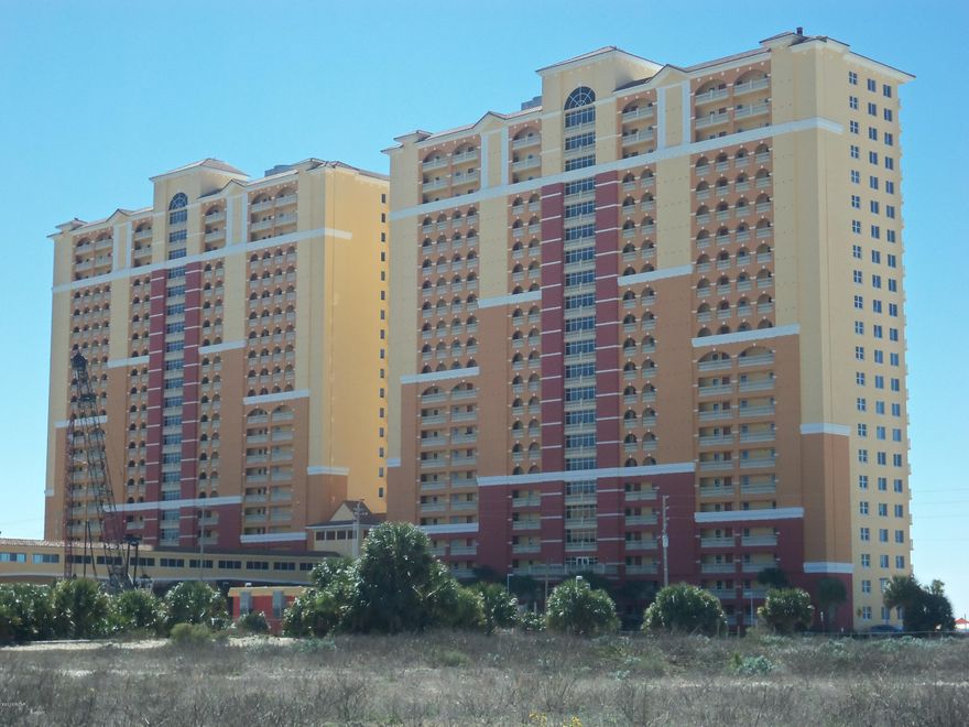 Popular Calypso Towers unit! Great area, great floor plan. This 2 bedroom 2 bath with full bunk room (Plan type B) is an extremely usable layout. This unit is neat and clean and can be decorated to your personal style. Great rental - Calypso Towers is within walking distance to Pier Park (where you can enjoy restaurants, entertainment and shopping) and the County Pier and offers two lagoon style pools, Tiki bar, fitness area, community center, boardwalk, seasonal beach service and on-site rental desk in this Caribbean Style Resort. If you are looking for a condo with a great location, that will keep guests coming back year after year - LOOK NO MORE! (all sizes approximate and taken from public records, buyer to verify any details buyer deems important).