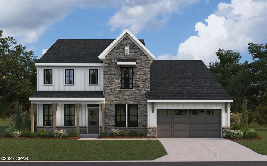 New construction by Fischer Homes in the beautiful Breakfast Point East community, featuring the stunning Winston design. This unique plan offers 4 bedrooms 3 full baths, and 1 half baths. The expansive family room is the perfect gathering space. Spacious open kitchen with a large island and walk-in pantry connects to the morning room, that walks out to the patio. The owner's suite is on its own level and features a spacious private bath and oversized walk-in closet. Included is a versatile recreation room that can be customized into a guest suite. The spacious 2-bay garage completes this exceptional home.