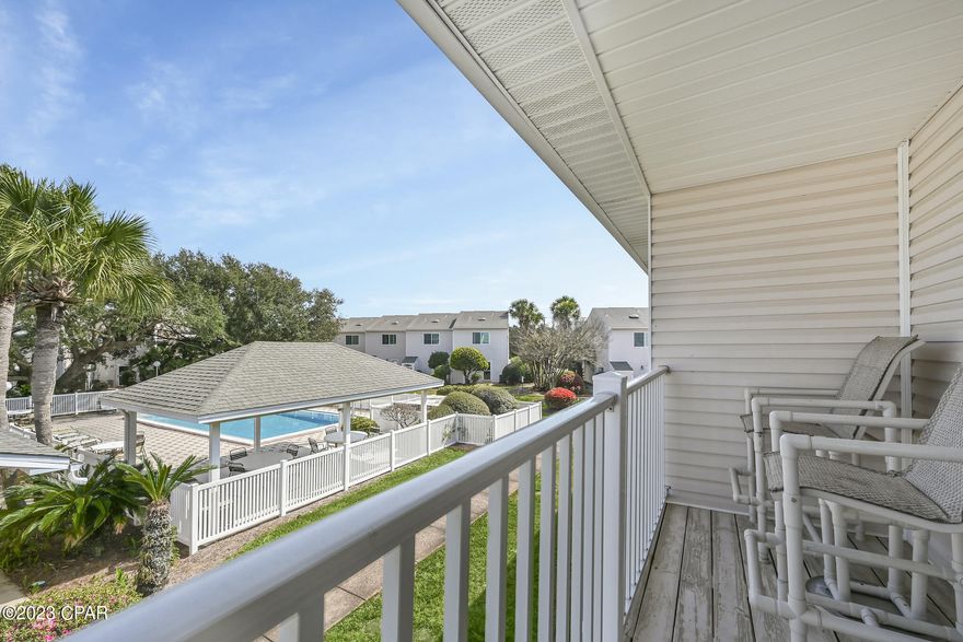 This 2 bed, 2.5 bath townhome is steps from a community pool and public beach access. Tasteful decor and thoughtful design create a comfortable living space. The modern kitchen features sleek appliances and ample counter space. Dine at the table or on the private patio. Upstairs, the bedrooms have ensuite bathrooms. The primary bedroom has a King-sized bed and balcony overlooking the community pool. The guest room has 2 queen beds. The ensuite features a shower/tub combo. Ideal for rental income or primary residence, this property is situated near world-class dining, shopping, and entertainment options in Miramar Beach. Own this beautiful townhome and enjoy the Gulf Coast's relaxed beach lifestyle. Book your showing today! queen-sized bed, plenty of closet space, and a spacious ensuite bathroom with a double vanity and walk-in shower. The guest bedroom offers two twin-sized beds and its own ensuite bathroom with a shower/tub combo.

This townhome is an income-producing vacation rental property, a long-term investment property, or a comfortable primary residence. It's situated in a prime location near all the amenities of Scenic 98 in Miramar Beach, including world-class dining, shopping, and entertainment options.

Don't miss your chance to own this beautiful townhome and start enjoying the relaxed beach lifestyle of the Gulf Coast. Book your showing today!