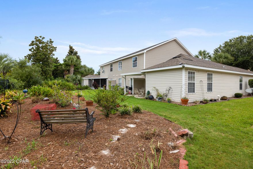 A rare opportunity to own one of the desirable 2/2 attached units in Palmetto Trace!  Freshly painted and ready for YOU.  The attached 1 car garage provides desirable vehicle shade and the covered deck, overlooking a beautifully landscaped yard, makes for a lovely spot to enjoy a morning cup of coffee.  Don't miss this one! BUYER TO VERIFY ALL INFORMATION DEEMED IMPORTANT