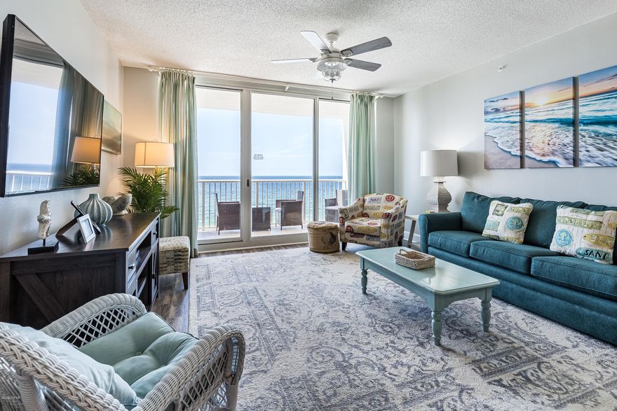 CURRENTLY UNDER CONTRACT, SELLER ACCEPTING BACKUP OFFERS **LOW-FLOOR ALERT** Majestic Beach boasts an impressive set of amenities including multiple gulf-front pools, movie theater, amazing gym, tennis, gulf-front bar and grill, snack shop, hot tubs and more! This 2BR/2BA condo haas been COMPLETELY RENOVATED since 2018. Some of the updates include: NEW floors, NEW TV's, NEW fridge, NEW dishwasher, NEW hot water heater, NEW steel braided water lines, NEW paint, NEW ceiling fans, NEW lights, NEW fixtures, and NEW artwork. This unit has an impressive rental history and is being offered fully-furnished. This one really is priced to sell! Professional photos coming soon.
