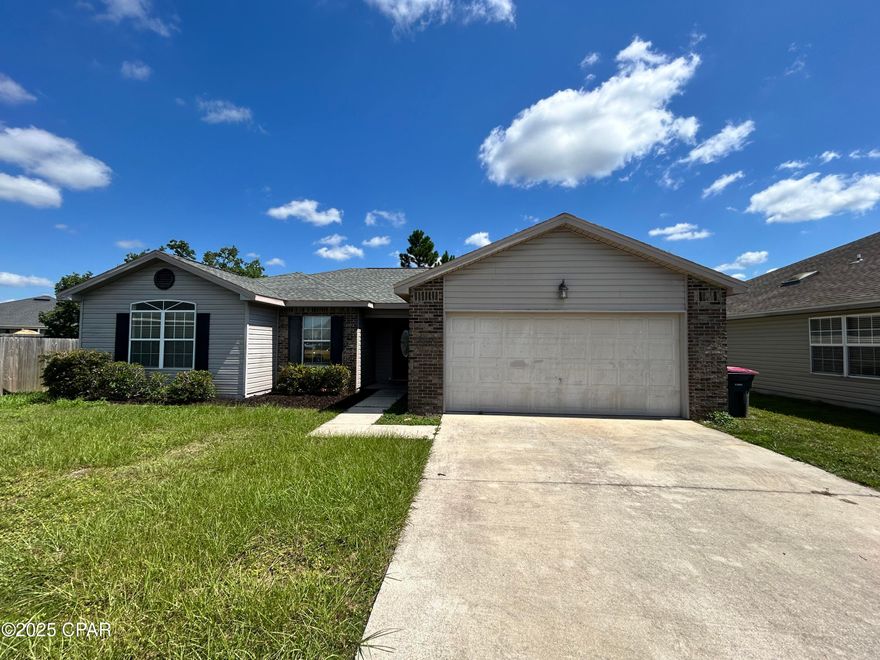 Welcome to this charming 3-bedroom, 2-bathroom home located in the vibrant Panama City, FL. This home boasts a range of modern amenities that ensure a comfortable and convenient lifestyle. The bedrooms are carpeted, providing a warm and cozy atmosphere. The bathrooms are fitted with stylish tiles, adding a touch of elegance. The home also features a dedicated laundry room, making your chores easier and more efficient. The kitchen is equipped with top-of-the-line stainless appliances, perfect for those who love to cook. The property also includes a fenced backyard, offering a private outdoor space for relaxation or entertaining. Plus, its proximity to Tyndal AFB adds to the convenience of this location. This home is a perfect blend of comfort, style, and convenience.